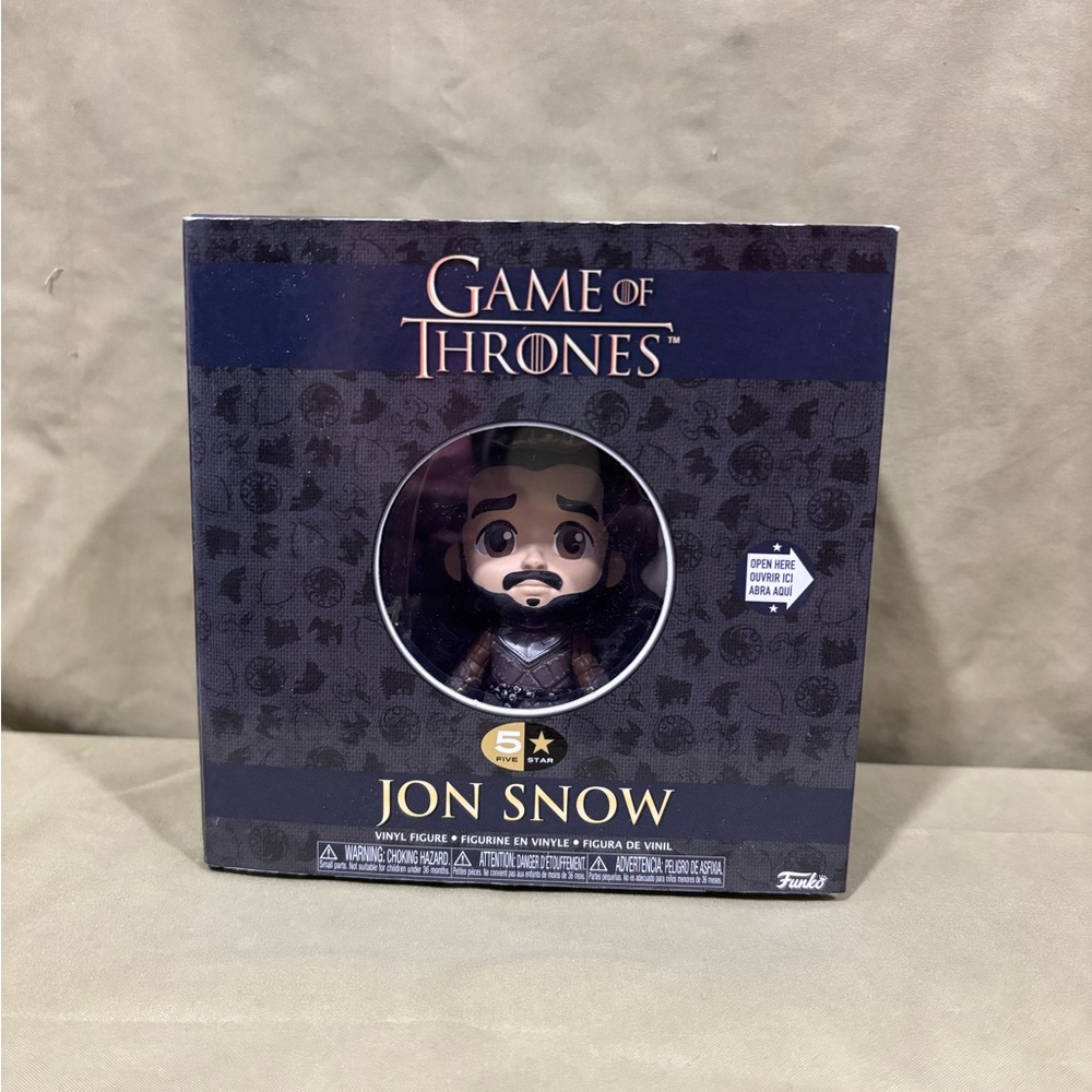 Funko Game of Thrones Jon Snow Figure - Black and Gray